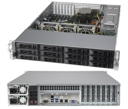 Platforma AMD 2U H12SSL-i, CSE-LA26TS-R920LPP 12 bay